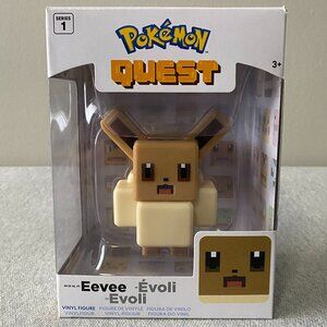 NWT 2019 Wicked Cool Toys Pokémon Quest Series 1 Eevee Vinyl Figure